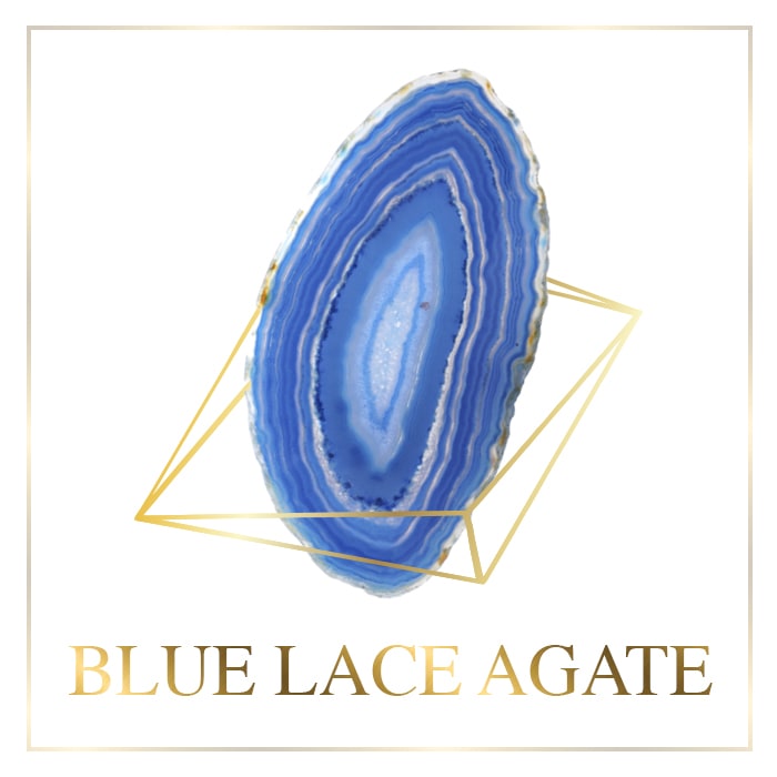 What is an Blue lace agate stone?