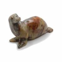 Soapstone Sea Lion Statue